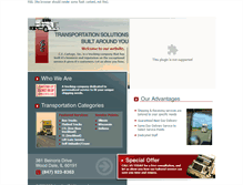 Tablet Screenshot of cfcartage.com